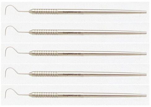 SurgiMac Dental Explorer 23 Shepherd Hook, Diagnostic Endodontic Examination Instruments, Set of 5 in Saudi Arabia