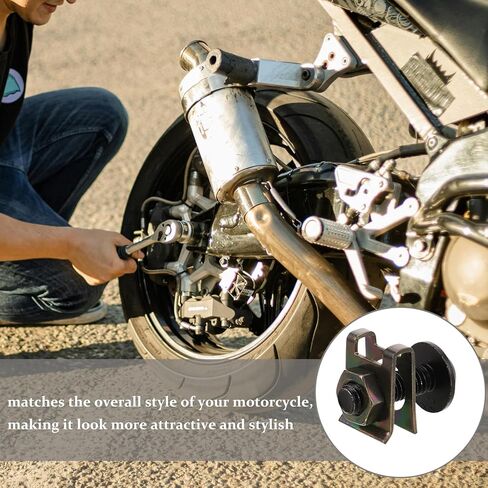 10pcs 6mm Motorcycle Fairing Screws Kit Aluminum Alloy Self-Tapping Fastener Clips for Bodywork Windshield Skid Plate Assembly Black in Kuwait