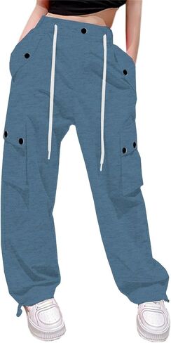 Cromoncent Girls & Womens الفضفاضة السراويل السراويل الركض السراويل البضائع ، 6 سنوات Women 2XL in Kuwait