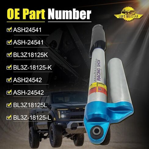 امتصاص الصدمات الخلفي BL3Z-18125-K متوافق مع Ford F-150 FX4 ، King Ranch ، Lariat ، Platinum ، STX ، SVT Raptor ، XL ، XLT 2011-2015 ، 3.5/3.7/5.0/6.2LASH24541 ، ASH-24541 ، BL3Z-18 in Kuwait