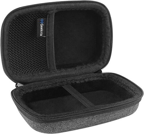 حقيبة سفر صلبة من GEEKRIA، حقيبة حمل لتخزين السفر متوافقة مع IK Multimedia iRig 2/iRig HD 2 محول واجهة صوت الجيتار الرقمي (رمادي) in Kuwait