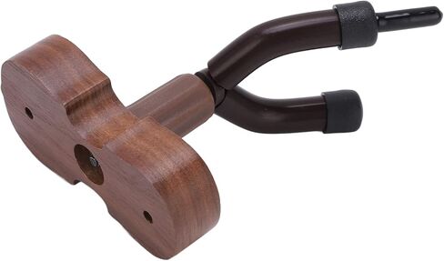 Violin Sd Wall Mount, Violin Hook Holder with Bow Hooks, Black Walnut Wooden Violin Stand for Home and Studio, Violin Holder with ive Pad and U Sd Hook in Kuwait