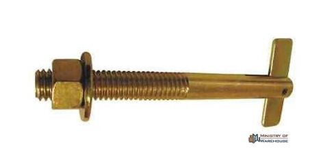 Ministry of Warehouse T-Anchor, Pack of 4, 5/16 x 2-1/2, Steel, 2300 Lb. Shear, 900 Lb. Pullout, Wall Mounting, Hollow Wall Installations in Kuwait