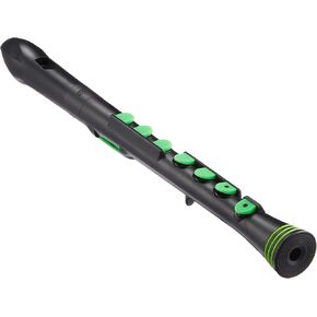 Nuvo nu-bo Plastic Symphonies Recorder + Treble Recorder German Silicone Key specification Black/Green n320rdbgr [domestic regular goods] in Kuwait