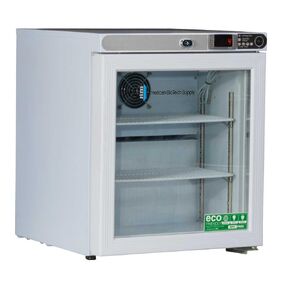 PH-ABT-HC-UCFS-0104G-LH Premier Pharmacy/Vaccine Undercounter Refrigerator, Freestanding, Left Hinged, Glass Door, 1 cu. ft. Capacity, White in Kuwait