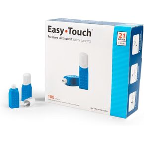 مشرط أمان Easy Touch 821241، منشط بالضغط، 21 جم × 2.4 مم (عبوة من 100 قطعة) in Kuwait