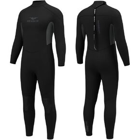 Seaskin Full Wetsuits for Men 3mm Back Zip Diving Suits in Kuwait
