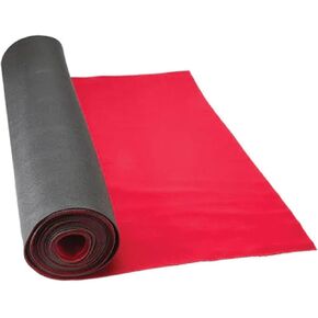 US Cargo Control Neoprene Floor Runner 27 Inch x 20 Feet, Reusable Floor Runner with Slip-Proof Surface and Non-Skid Bottom, Protects All Floor Types, Red in Kuwait