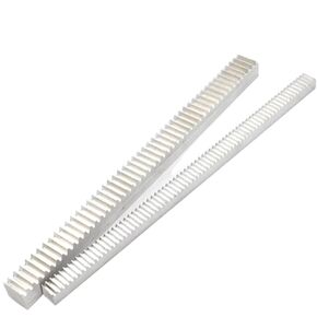 Aluminum Alloy Gear Rack 0.5/1/1.5/2 Module Straight Teeth Drive Rack Guide Length 500mm 8x10-25x25 Spur Gear Rack 1Pcs(0.5M 10x10x500mm) in Saudi Arabia