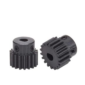 1 قطعة 15T-19T 1M D Hole Spur Gear مع الخطوة 1 Mod 15 16 17 18 19 الأسنان 45 # الصلب المعادن ترس المحرك تتحمل 5x4.5/6x5/6x5.5/8x7/8x7.5 مللي متر (6x5.5 مللي متر ، 17 أسنان) in Saudi Arabia