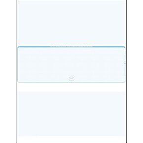 3000 Blue- Linen Laser Check Stock, (Check at Middle) Blank Laser Checks, Laser Check, Bank Checks, Business Checks, or Personal Checks in Kuwait