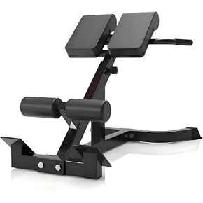 Roman Chair Hyperextension Bench Roman Chair Hyperextension Bench Adjustable Back Extension Machine for Home Gym Core Lower Workout 250lbs Weight Capacity in Kuwait