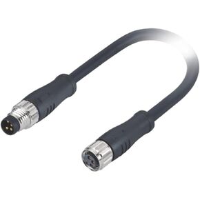 M8 waterproof connector 4pin A-code male + female precast aviation 2 meters in Kuwait