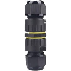 M16 straight-through terminal wire waterproof connector outdoor lighting accessories 3-core cable connector(EW M16 3P wire diameter 3.5-7mm) in Kuwait