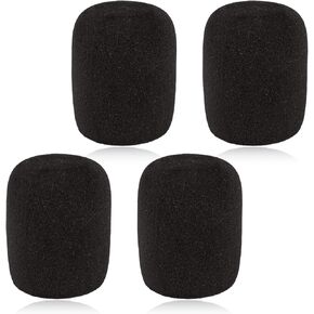 4 Pack Microphones Cover Soft Foam Mic Covers Microphone Foam Covers Microphone Windscreen Protection for Most Standard Handheld Microphones in Kuwait