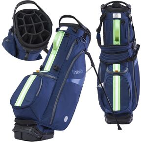 Ultra Lightweight Waterproof Golf Stand Bag with Rain Cover | Full-Length, 6 Pockets with Magnetic Access & Dual X-Strap | Easy-Carry for Men & Women in Kuwait