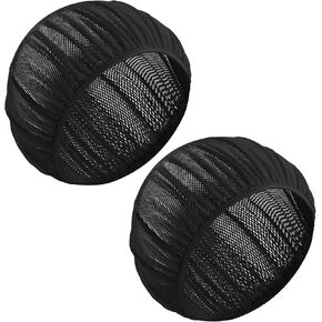 4 Pcs Mesh Sleep Bonnets Night Sleep Cap Hair Net for Sleeping Wig Cap Sleep Caps for Women(Pink/Black in Kuwait