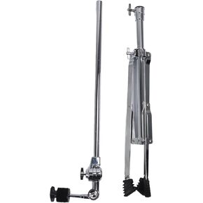 Drum Cymbal Stand, Multifunctional Iron Foldable Cymbal Straight Stand, Boom Cymbal Stand with Tripod for Practice, Performance and Travel, Height from 232. to 472. Inches in Kuwait