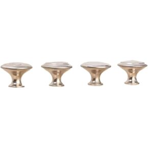 2-8Pcs Stainless Steel Drawer Knobs Cupboard Single-Hole Pull with Screws Furniture Hardware in Kuwait