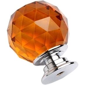 1PCS 30mm Colors Crystal Ball Shape Glass Knobs Cupboard Pulls Drawer Knobs Furniture Handle Hardware in Kuwait