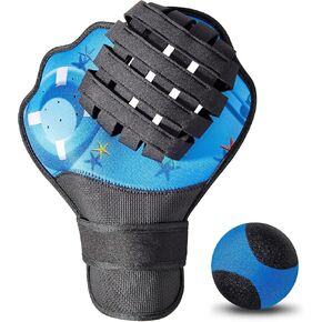 Strdfeve 1pcs مجموعة المياه والقفازات المائية ، كرة كذبة المياه الصيد ، حمام السباحة للبيسبول الصيد لقفا لتلاعب الشاطئ ، واللعب Catch Skip Ball & Glove in Kuwait