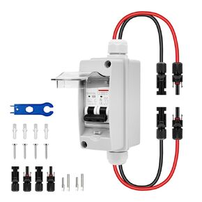 مفتاح فصل اللوحة الشمسية 30 أمبير، IP65 مقاوم للماء في الهواء الطلق 400 فولت تيار متردد/تيار مستمر، صندوق تبديل PV مع كابلات MC4 مسبقة الأسلاك، قاطع دائرة مصغر لنظام الطاقة الشمسية in Kuwait