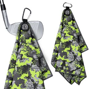 منشفة جولف مغناطيسية مقاس 16 × 24 من الألياف الدقيقة فائقة الامتصاص، مغناطيس قوي لنوادي العربات، تصميم نظيف البقع، هدايا إكسسوارات الجولف للرجال (وردي فلامينجو) in Kuwait