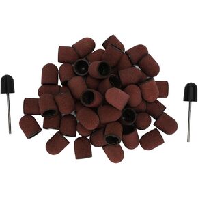 120 Grit Nail Art Sanding Durable Manicure Polishing Grinding Bands Set for Nail Drill Bits for Beautiful Suitable and Amateurs 50 Sanding 2 Shaft in Kuwait