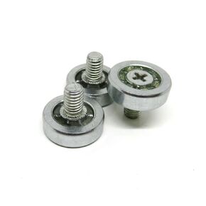 5PCS OD 19xM6 Screw Grease Lubricated Metal Drawer Bearing Roller JS19-C1L8W6M6 19mm Kitchen Storage Cabinet Guide Wheel in Saudi Arabia