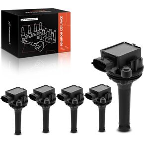 A-Premium 6PCS Ignition Coil Packs Compatible with Volvo Vehicles - 2.8L 2.9L - S80 1999-2006, XC90 2003-2005 in Kuwait