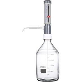 Adjustable Lab Pipettes,0-25ml Bottle Top Dispenser, Automatic Micropipette with Adjustable Capacity Scale, Improve Efficiency and Safe Smooth Pipetting, for Acid, Base, Reagent in Kuwait