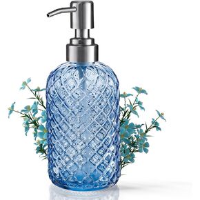 2 Pack Soap Dispenser,17 Oz Refillable Glass Soap Dispenser for Dispense Hand Soap, Dish Soap, Lotion in Saudi Arabia