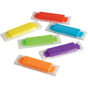 Lot of 12 Assorted Color Mini Plastic Toy Harmonicas in Kuwait