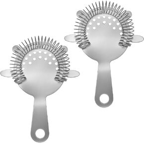 مصفاة كوكتيل من الفولاذ المقاوم للصدأ قطعتين من كيريكو، مصفاة مشروبات مع زنبرك عالي الكثافة، أدوات بار ملحقات شيكر الكوكتيل لصب المشروبات بسلاسة، تناسب هزازات بوسطن وكؤوس الخلط in Kuwait