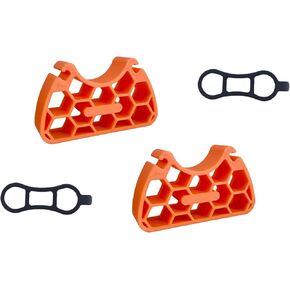 2 Pack Bike Repair Stand Portable Compact Upside Down Handlebar Stand Holder Protector Height Leveling Feet for Bike Chain Maintenance Flat Tire Repair Wheel Adjustments Brake Work Tire Change in Kuwait