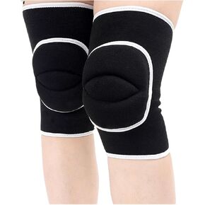 مستشعر سرعة العجلة زوج واحد من وسادات الركبة الرياضية للراقصين دعامة ناعمة للكرة الطائرة وكرة القدم والرقص والتنس والجري وركوب الدراجات وتمارين ABS ومستشعر سرعة العجلات الأمامية (6، L) in Kuwait