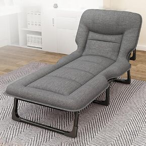 TIST Lightweight Folding Bed Foam Mattress Folding Guest Bed - Portable Pull-Out Sofa Bed & Camping Cot for Adults Camping Folding Bed(175x60x30cm) in Kuwait