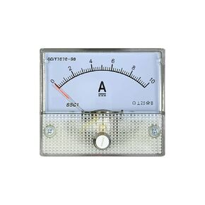 85C1-A تيار مستمر مقياس التيار المليمتر مقياس ميكرومتر 50ua/200MA/1A/2A/3A/5A/10A/15A/20A لوحة تناظرية أمبير مؤشر الاختبار المباشر الحالي 1 قطعة (DC 3A) in Kuwait
