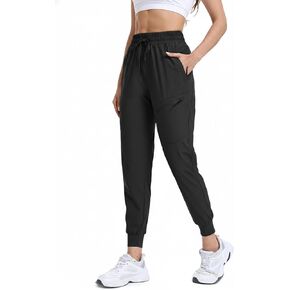Womens Hiking Pants S-4XL Quick Dry Breathable Lightweight High Waisted Joggers with Pockets Athletic Travel UPF50+ in Saudi Arabia