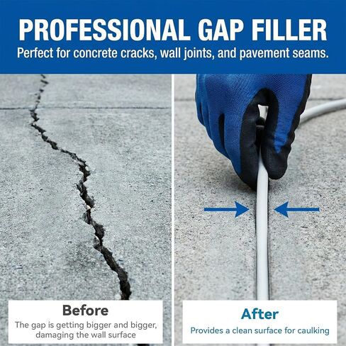 قضيب داعم 1/4 بوصة، 166 قدم EPDM مطاط رغوي مانع للتسرب رمادي شريط الطقس للمفاصل الخرسانية، وشقوق الجدار، والممر وحشوات المفاصل in Kuwait