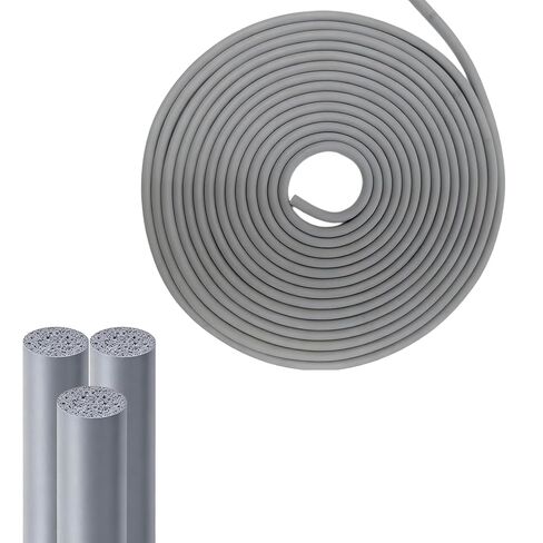 Backer Rod 1/4 Inch, EPDM Rubber Foam Caulk Saver 100 ft Weather Strip Seal Grey for Concrete Joints Wall Cracks Driveway and Joint Fillers in Saudi Arabia