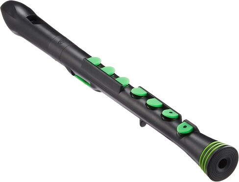 Nuvo nu-bo Plastic Symphonies Recorder + Treble Recorder German Silicone Key specification Black/Green n320rdbgr [domestic regular goods] in Kuwait