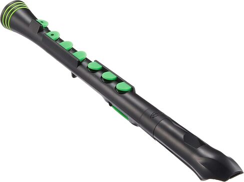 Nuvo nu-bo Plastic Symphonies Recorder + Treble Recorder German Silicone Key specification Black/Green n320rdbgr [domestic regular goods] in Kuwait
