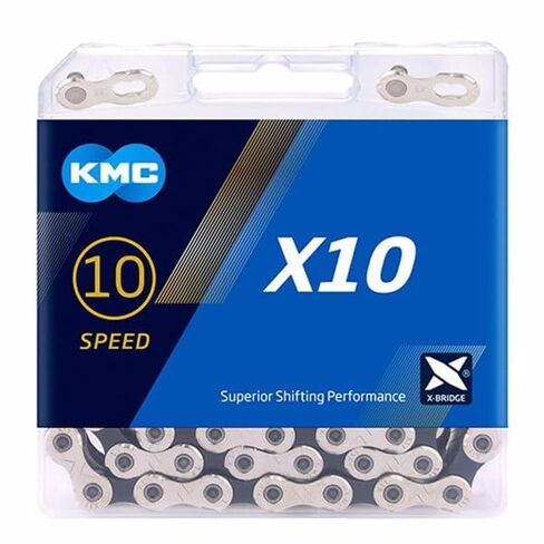 Bike Chain X10, KMC 10-Speed Bike Chain,1/2" X 11/128" - 116 Links in Saudi Arabia