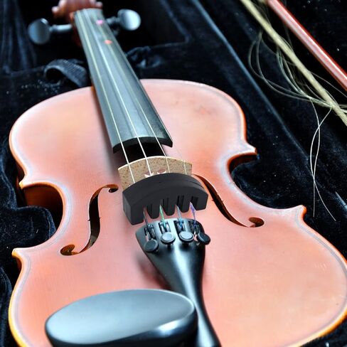 3pcs Violin Mutes, 3 Sizes Premium Hard Plastic Claw Style Violin Mutes Practical Musical Instrument Accessories Cello Viola Silencer Suitable for Daily Practice and Performance (Black) in Saudi Arabia