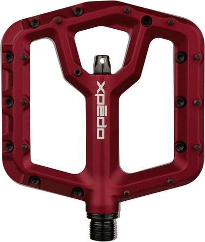 XPEDO Trident Flat Pedals | 6061 Forged Aluminum Body, Cromoly Spindle, Ultra-Thin 10mm Profile, 48 Grub Pins, 350g Pair – Ideal for MTB, Downhill, Dirt Jumping in Saudi Arabia