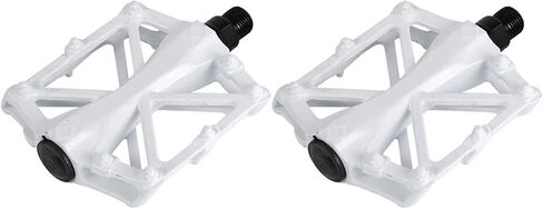Qqmora Aluminium Pedals Durable Anti Skid Flat Platform Bicycle Pedal for Road Racing Recreational Cycling, High Strength Bright Colors Cost Performance in Saudi Arabia