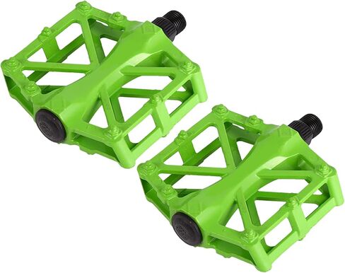 Qqmora Aluminium Pedals Durable Anti Skid Flat Platform Bicycle Pedal for Road Racing Recreational Cycling, High Strength Bright Colors Cost Performance in Saudi Arabia