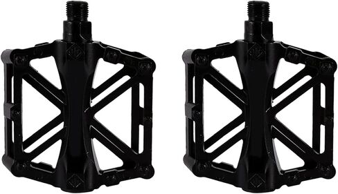 Qqmora Aluminium Pedals Durable Anti Skid Flat Platform Bicycle Pedal for Road Racing Recreational Cycling, High Strength Bright Colors Cost Performance in Saudi Arabia