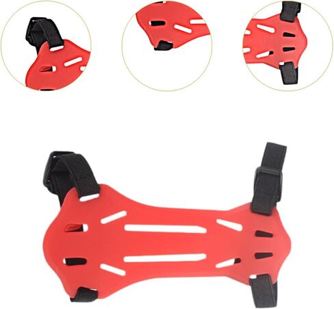 Arm Guard Arm Cover Ambidextrous with Quick Release Buckles Accessories Forearm Wrist for Practice Adults, red in Kuwait